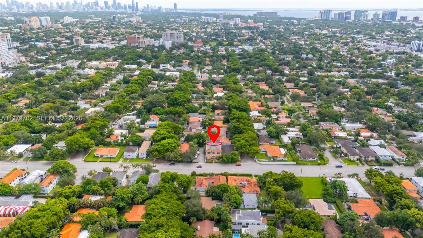 3409 South Le Jeune Road Coral Gables, FL 33134 - Photo 15 of 53 an aerial view of city