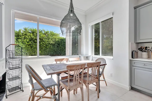 a spacious bedroom with a bed and a couch