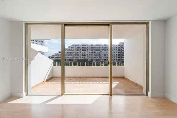 a view of a room with floor to ceiling window