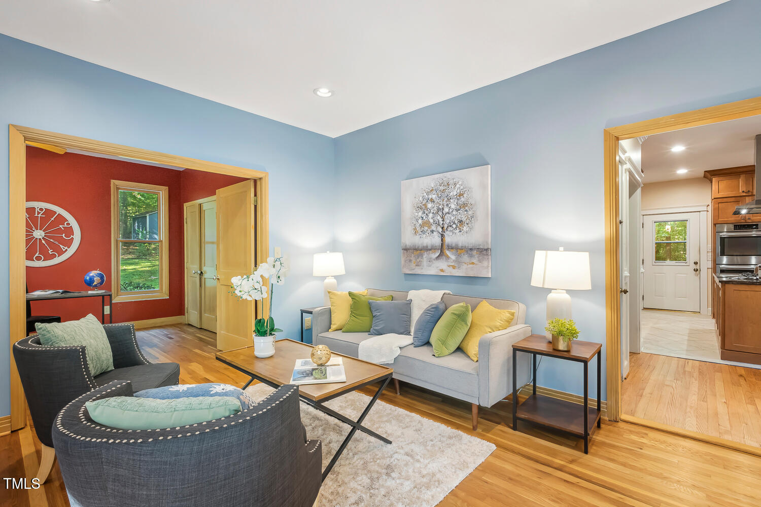2012 Mt Vernon Church Road Raleigh, NC 27614 - Photo 23 of 71 a living room with furniture and a couch