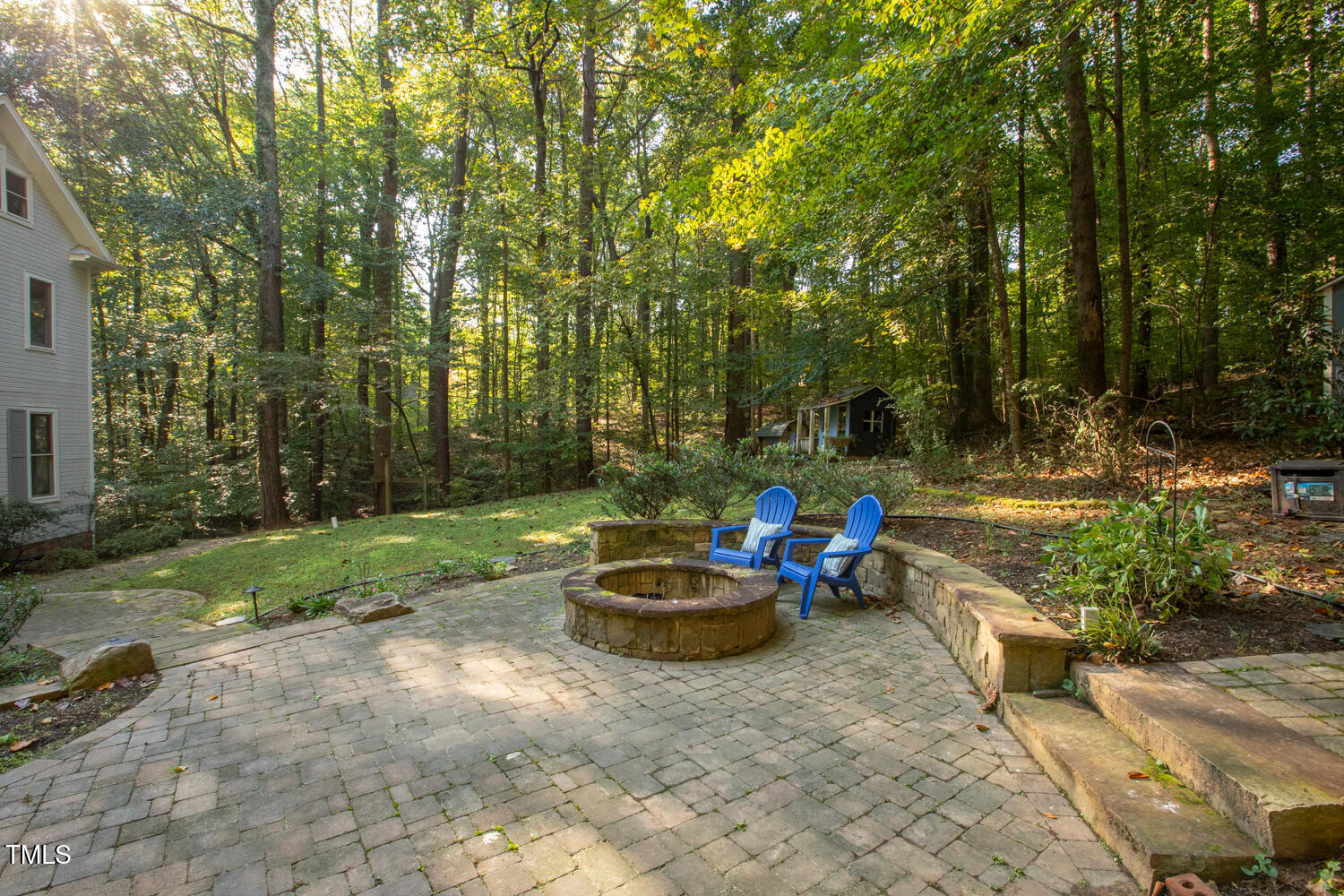 2012 Mt Vernon Church Road Raleigh, NC 27614 - Photo 62 of 71 a backyard of a house with outdoor seating