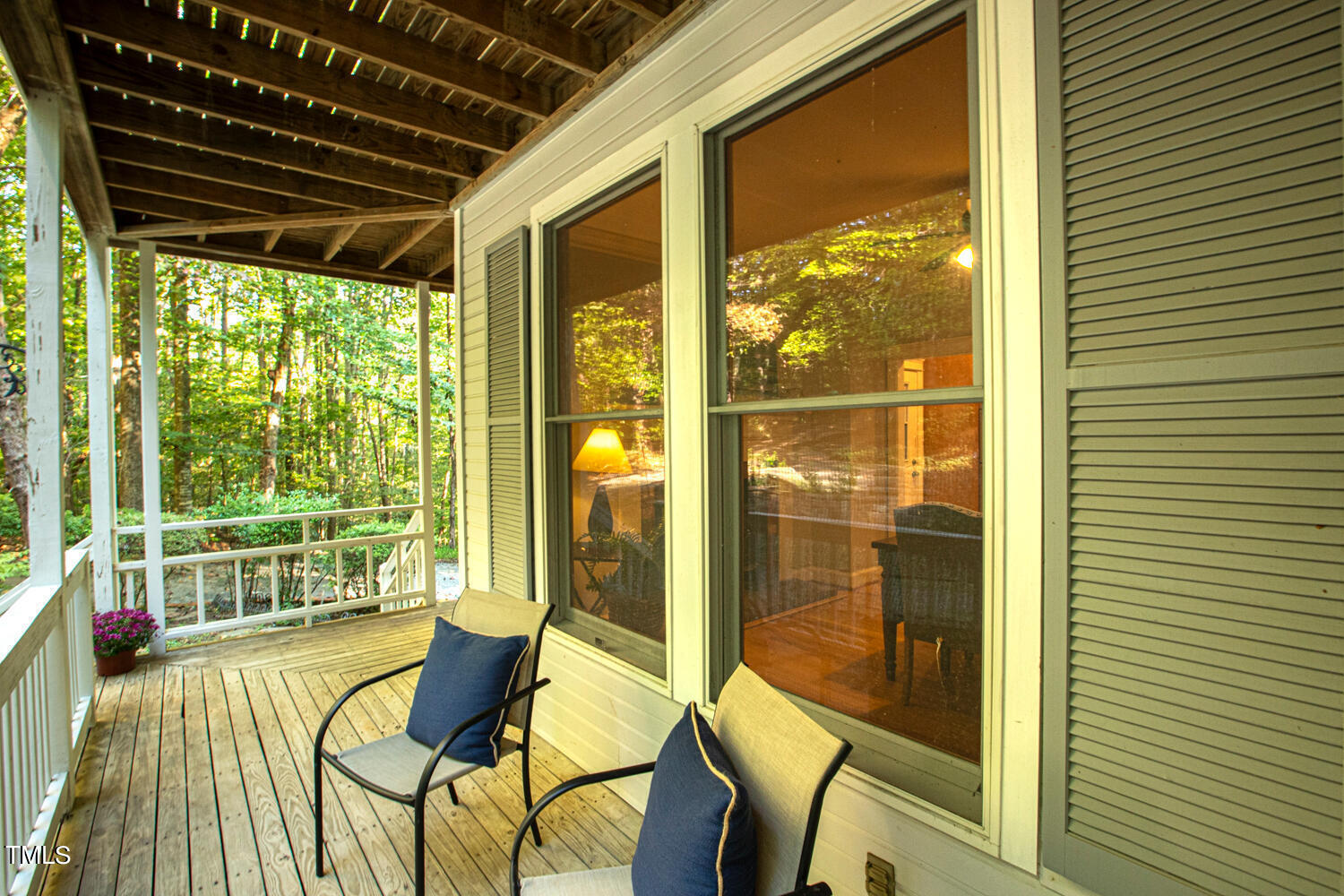 2012 Mt Vernon Church Road Raleigh, NC 27614 - Photo 7 of 71 a balcony view with a glass door