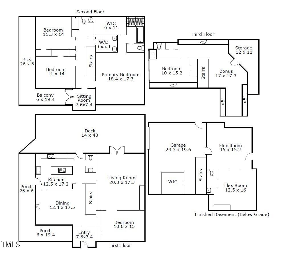2012 Mt Vernon Church Road Raleigh, NC 27614 - Photo 71 of 71 Sketch Pic for MLS