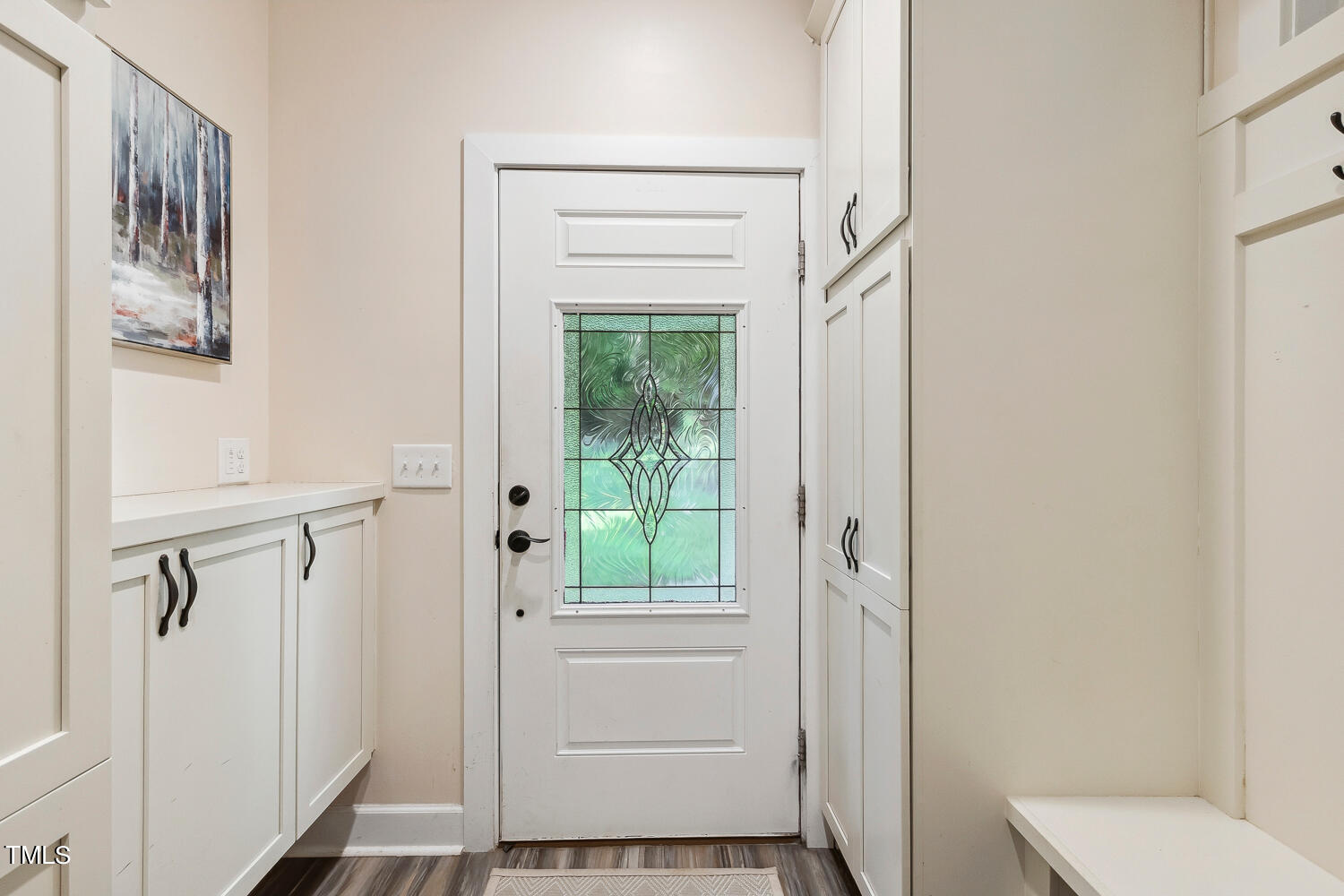 2012 Mt Vernon Church Road Raleigh, NC 27614 - Photo 9 of 71 a view of a hallway with wooden floor and closet
