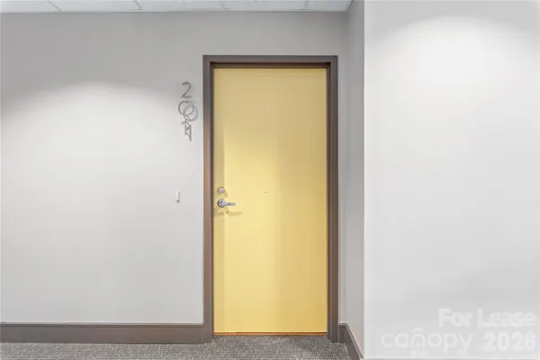 a view of front door