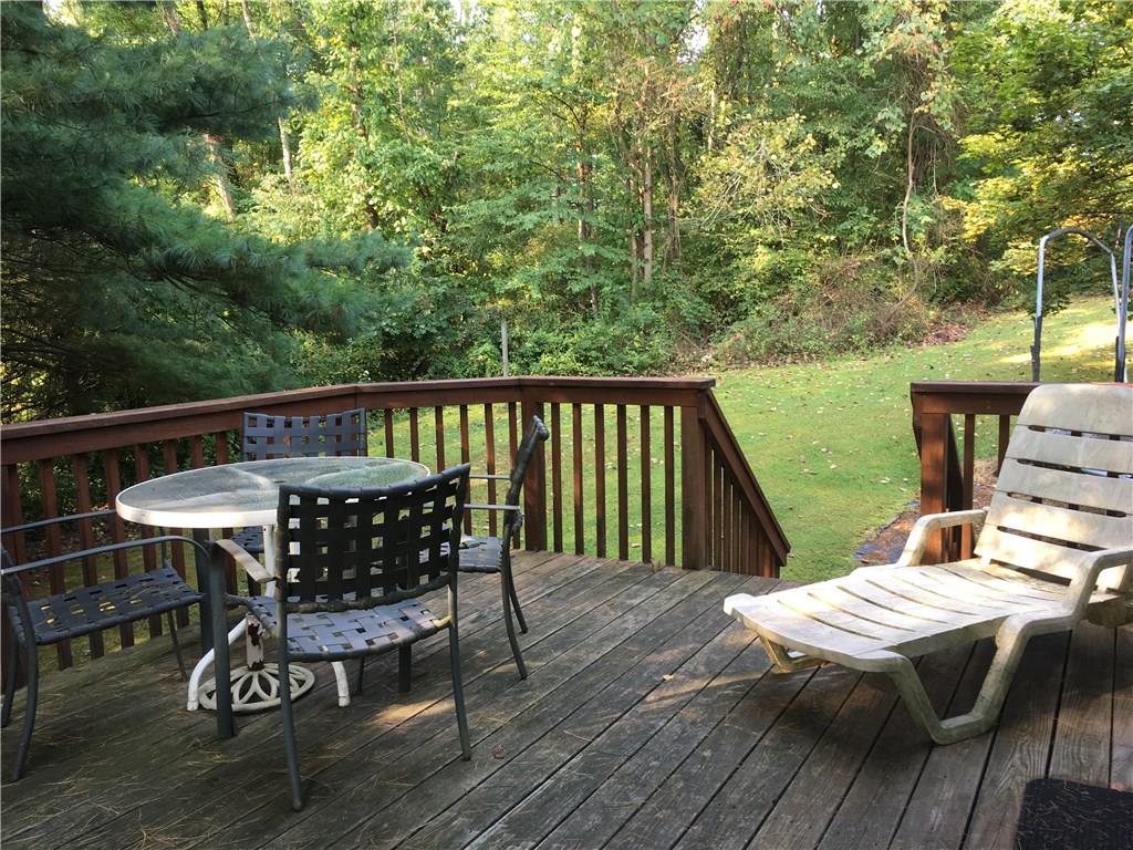 532 Steiner Bridge Road Valencia, PA 16059 - Photo 3 of 25 Side deck with stairs to the spacious back yard.