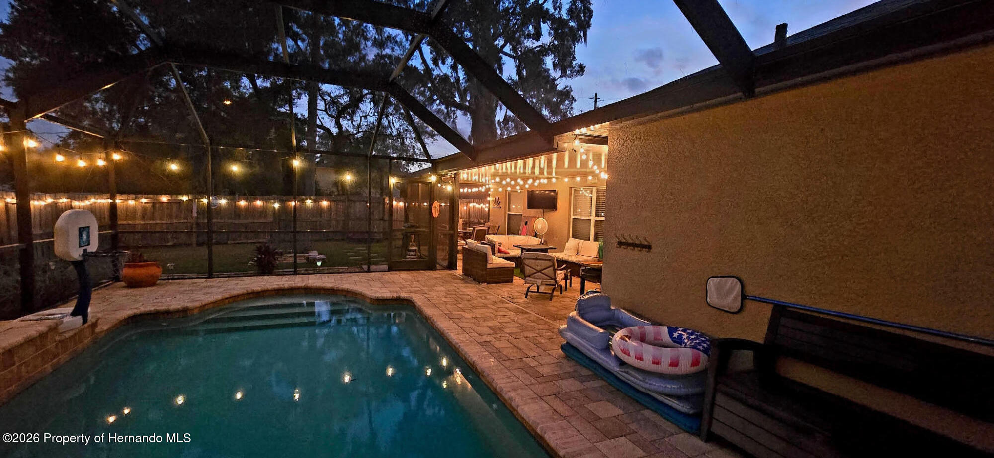 2262 Gaucho Avenue Spring Hill, FL 34608 - Photo 50 of 53 seller provided at night lightening