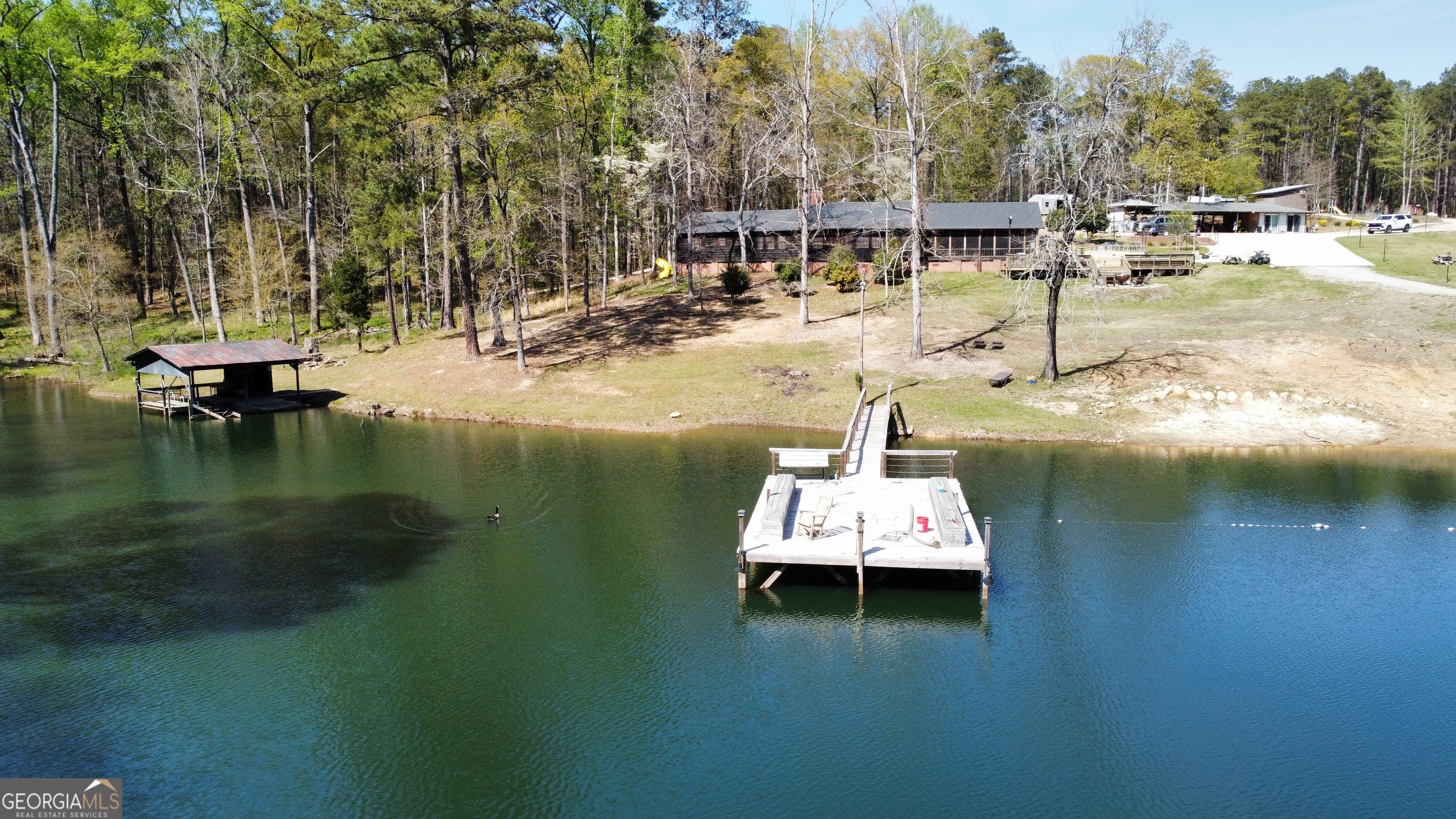 6591 Thomaston Road Macon, GA 31220 - Photo 19 of 30 a small pool with some trees in the background