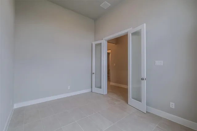 a view of an empty room