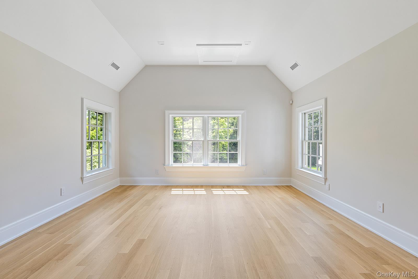 42 Mamaroneck Road Scarsdale, NY 10583 - Photo 36 of 49 One of the 5 total bedrooms on the second level - The spacious guest bedroom with ensuite bathroom and vaulted ceilings located on the second level.