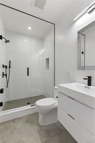 an aerial view of house with yard