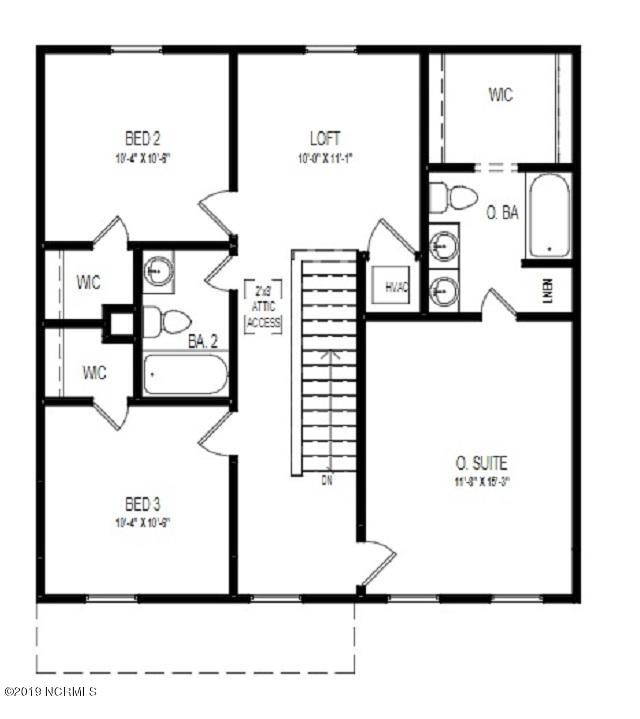 2014 Fish Pond Road Greenville, NC 27834 - Photo 3 of 3 1601 1-Car - Floor Plan - BROCHURE - GRP