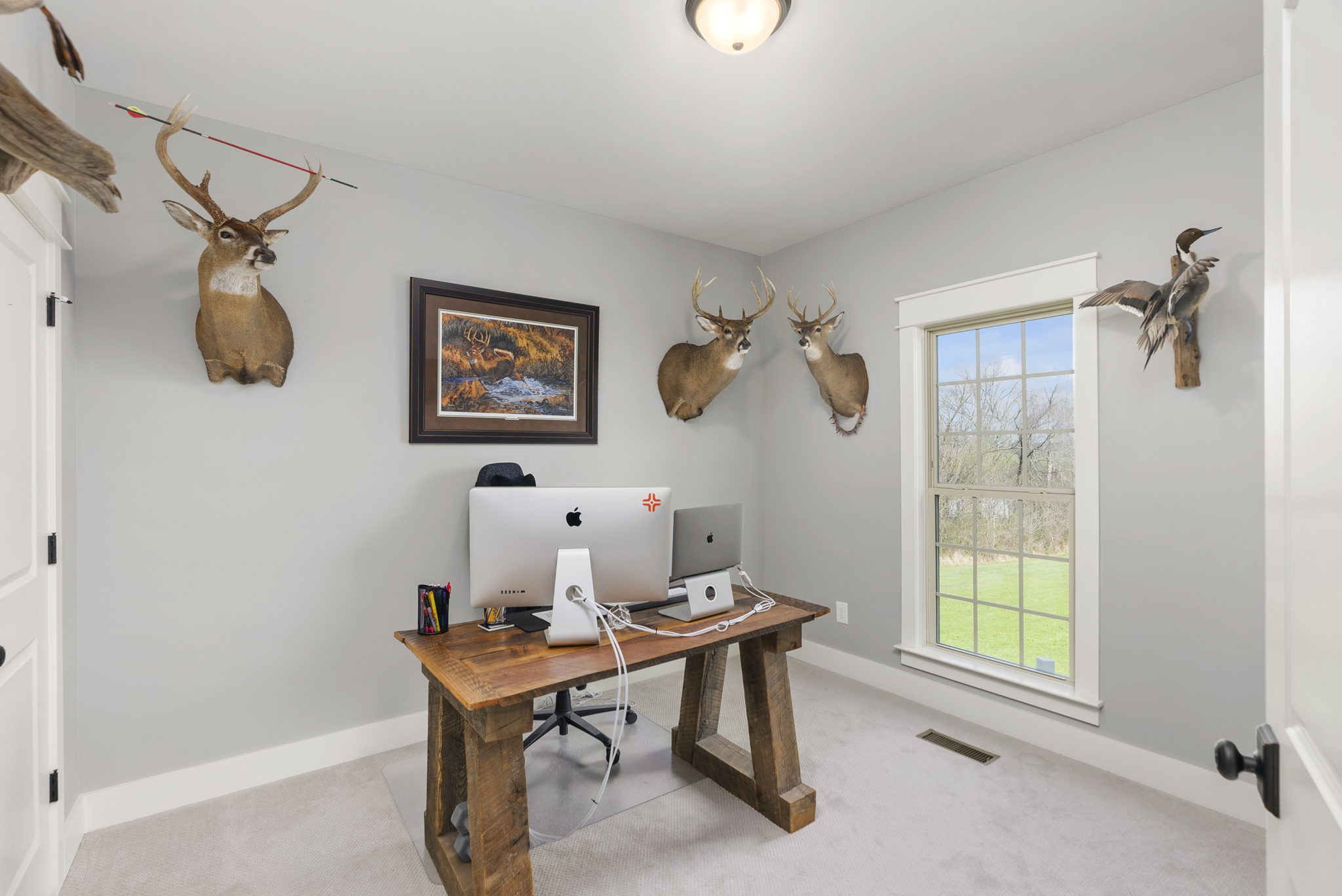 3459 Thompson Road Springfield, TN 37172 - Photo 24 of 39 a view of a workspace with furniture and a window