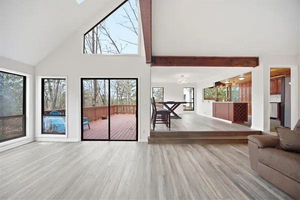 a kitchen with stainless steel appliances granite countertop a stove a sink and dishwasher