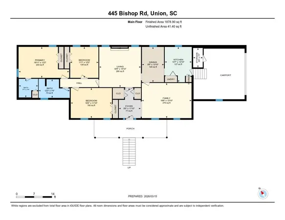 $265,000 | 445 Bishop Road, Union, SC 29379