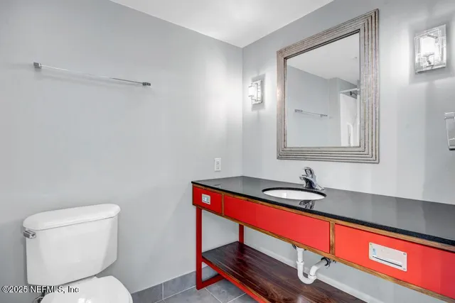 a view of parking area