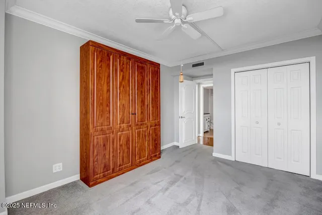 a view of lake with a yard