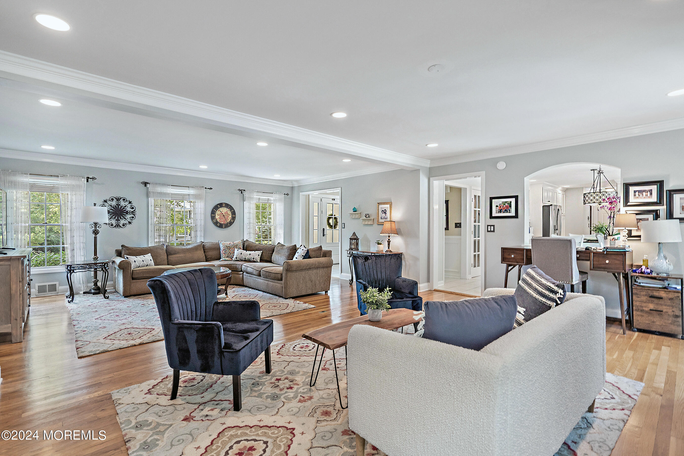 9 Doherty Drive Middletown, NJ 07748 - Photo 14 of 59 a living room with furniture and a wooden floor