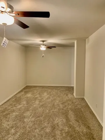 a view of an empty room