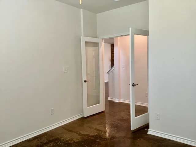 wooden floor in an empty room
