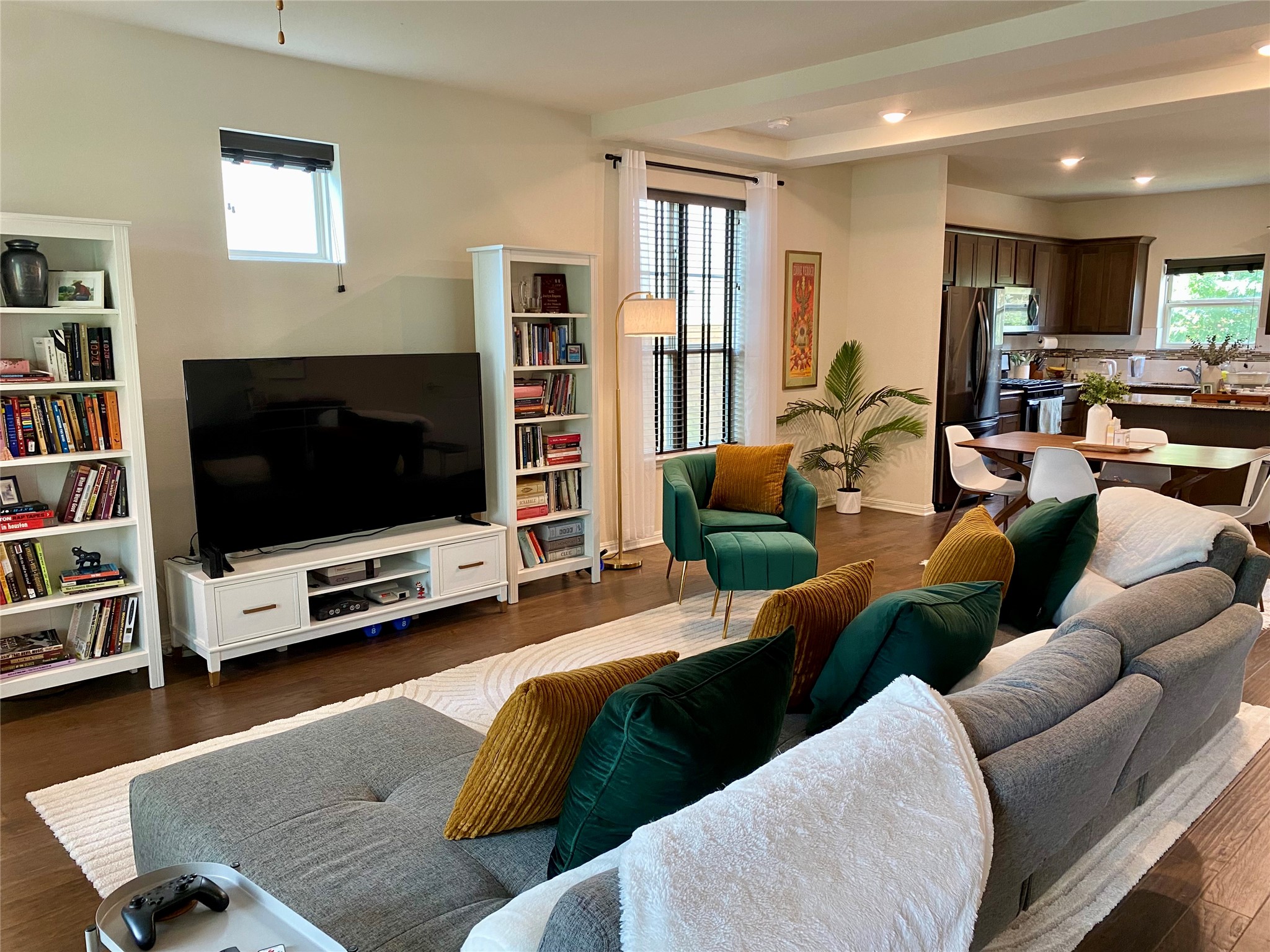 5801 Charles Merle Dr., Unit A Austin, TX 78747 - Photo 5 of 22 Kitchen and living room all in one open space.