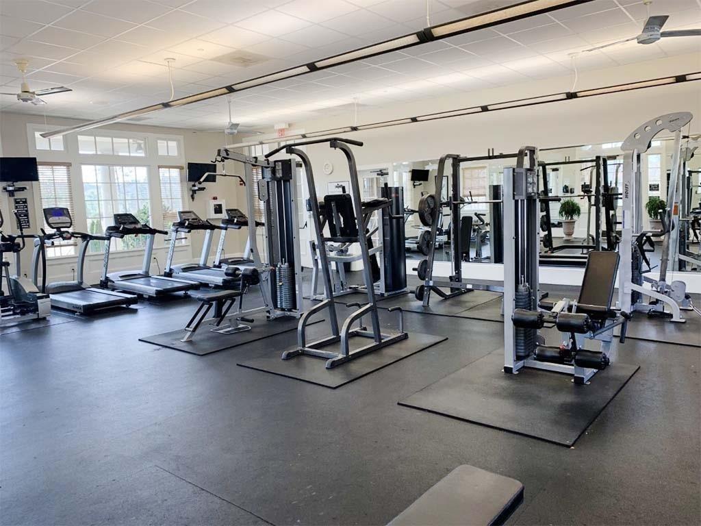 6961 Fellowship Lane Flowery Branch, GA 30542 - Photo 46 of 47 a view of a room with gym equipment