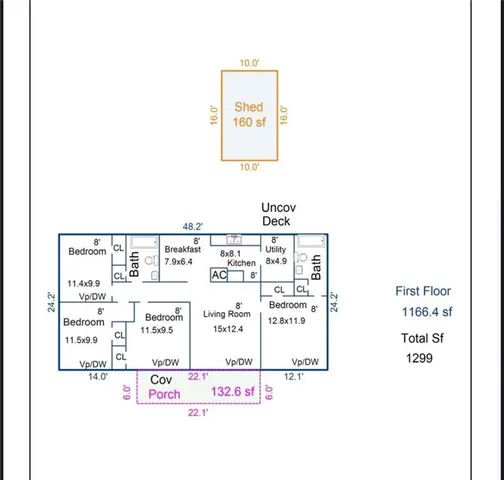 $119,000 | 57030 Central Church Road, Angie, LA 70426