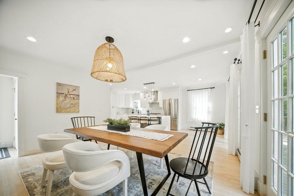 11 Dana Road Newton, MA 02465 - Photo 11 of 35 a dining room with a table and chairs
