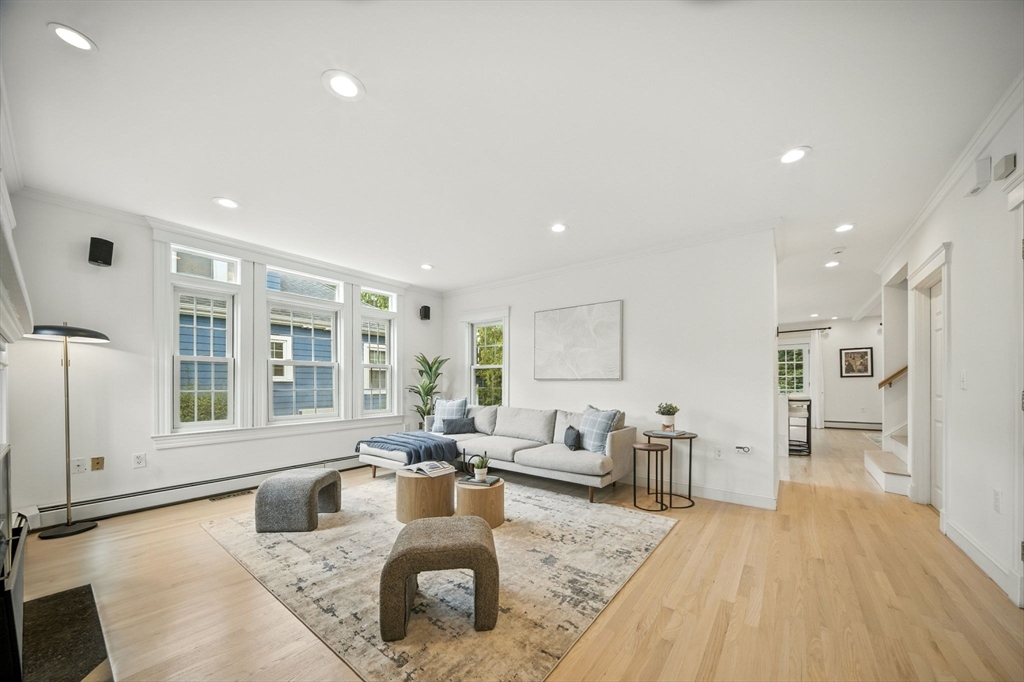 11 Dana Road Newton, MA 02465 - Photo 3 of 35 a living room with furniture and large window