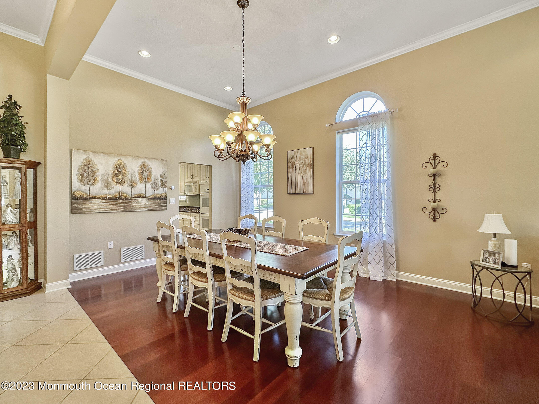 2 Arcaro Road Manalapan, NJ 07726 - Photo 8 of 42 a view of a dining room with furniture window and wooden floor