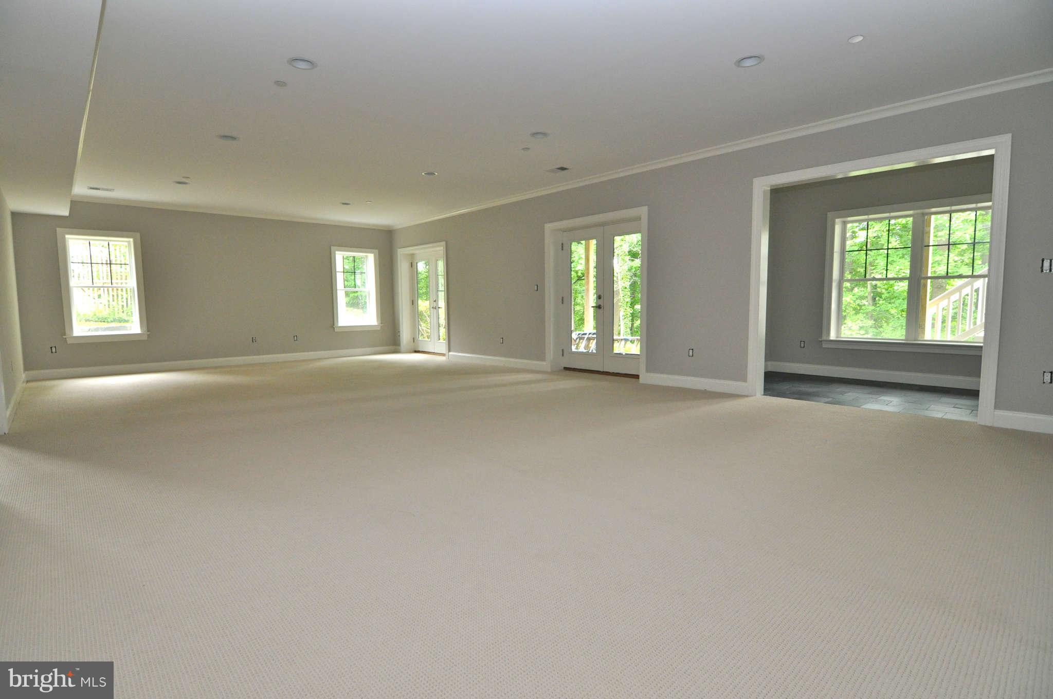 6510 East Halbert Road Bethesda, MD 20817 - Photo 24 of 27 Lower Level Space w/ Walk-Out to Yard
