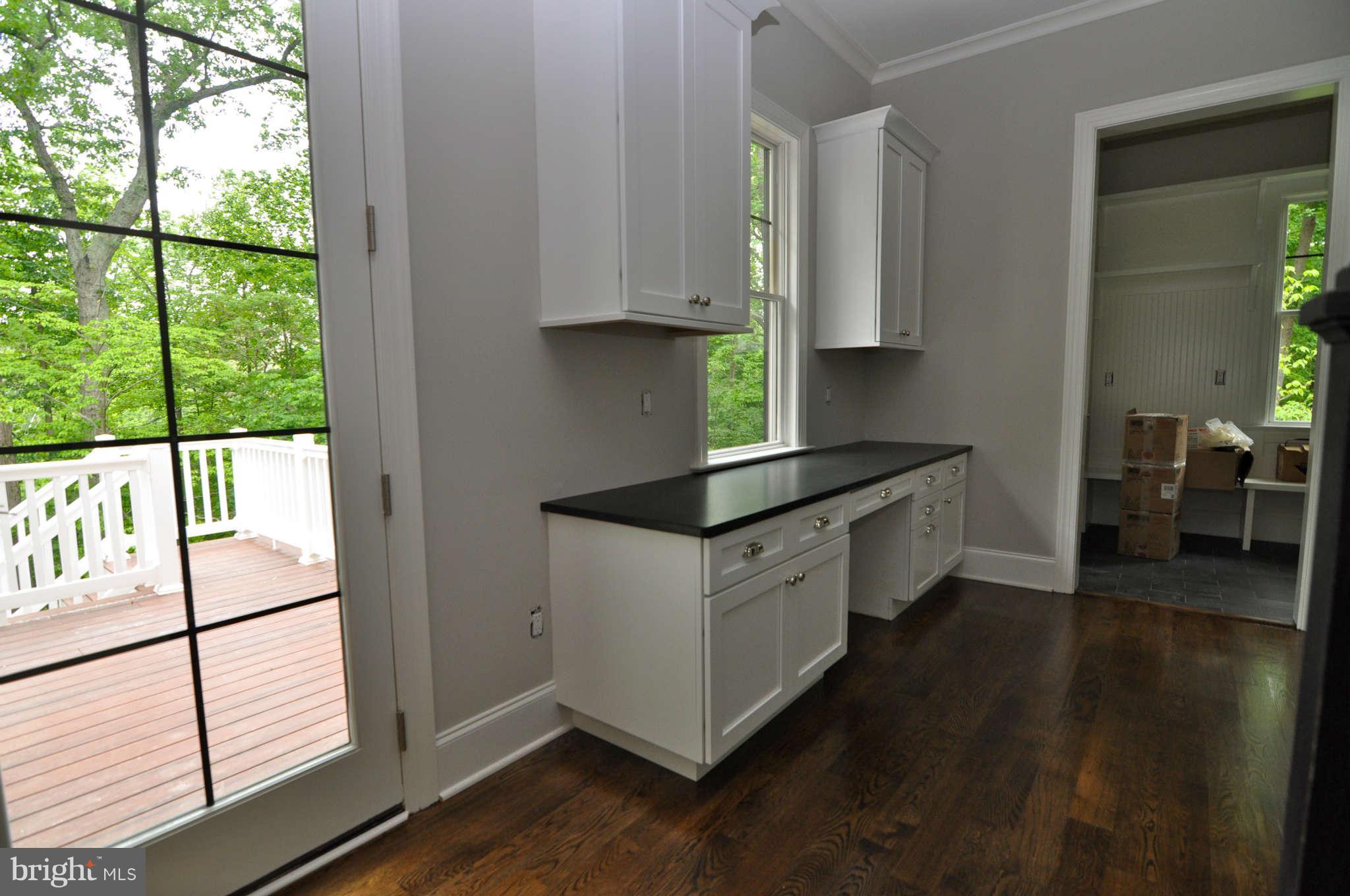6510 East Halbert Road Bethesda, MD 20817 - Photo 8 of 27 Informal Desk Area Adjacent to Kitchen