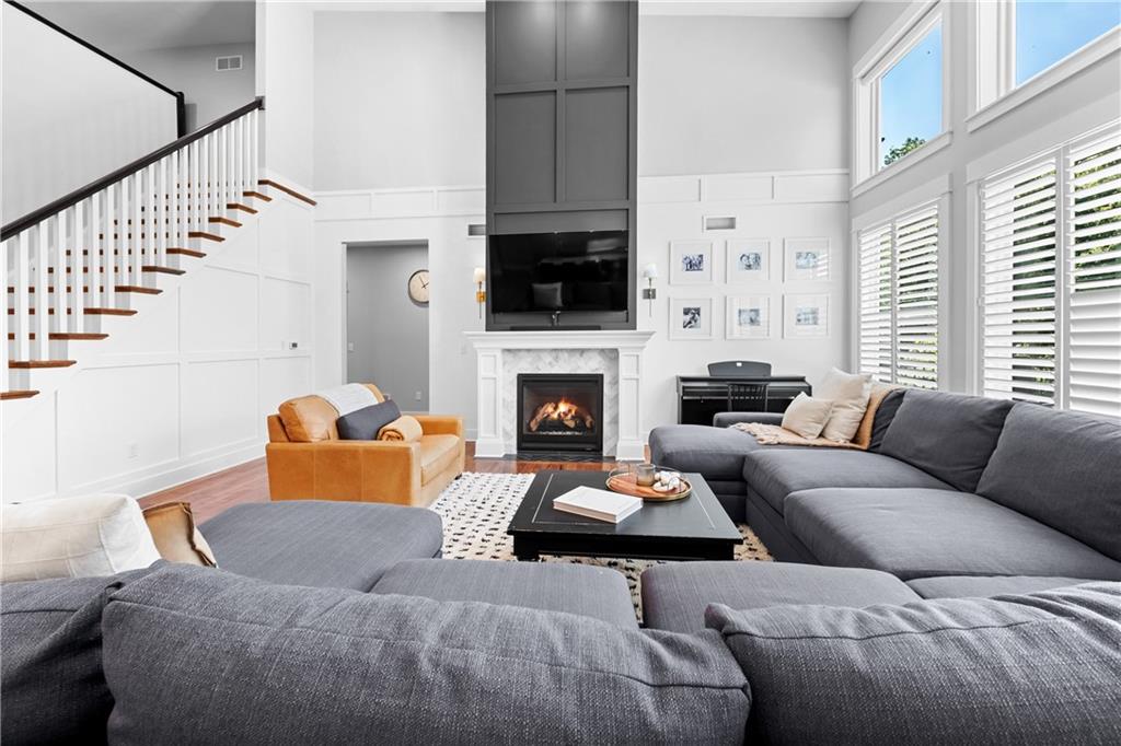 211 McMichael Road Carnegie, PA 15106 - Photo 19 of 50 a living room with furniture fireplace and a window