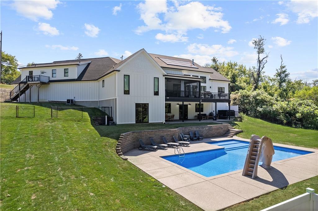 211 McMichael Road Carnegie, PA 15106 - Photo 47 of 50 a view of a house with swimming pool and yard