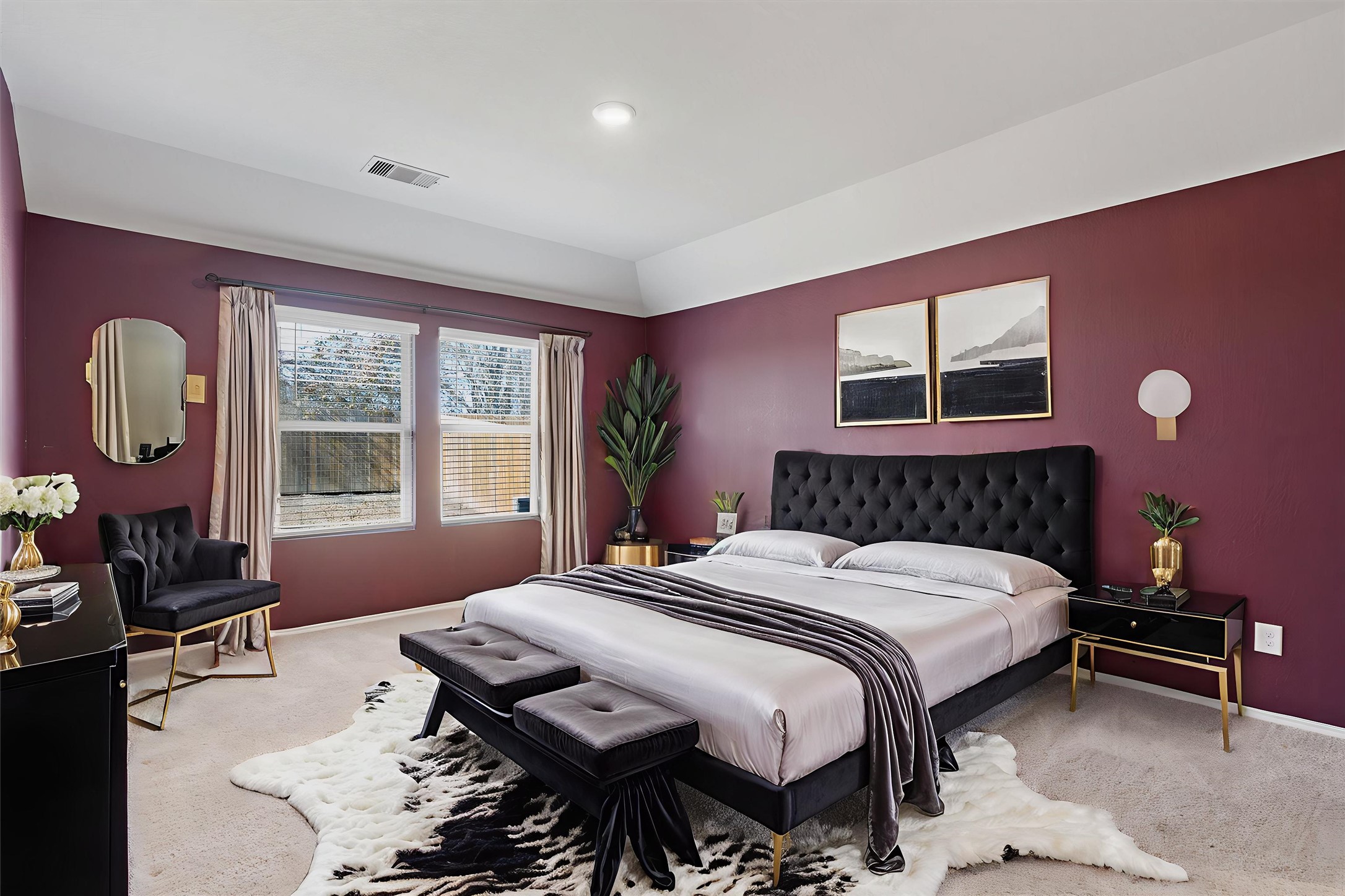 352 Sickle Loop Uhland, TX 78640 - Photo 19 of 36 Virtually staged primary bedroom showcasing layout and proportions.