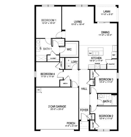 494 Seaspray Drive Fort Pierce, FL 34945 - Photo 27 of 27 FLOORPLAN