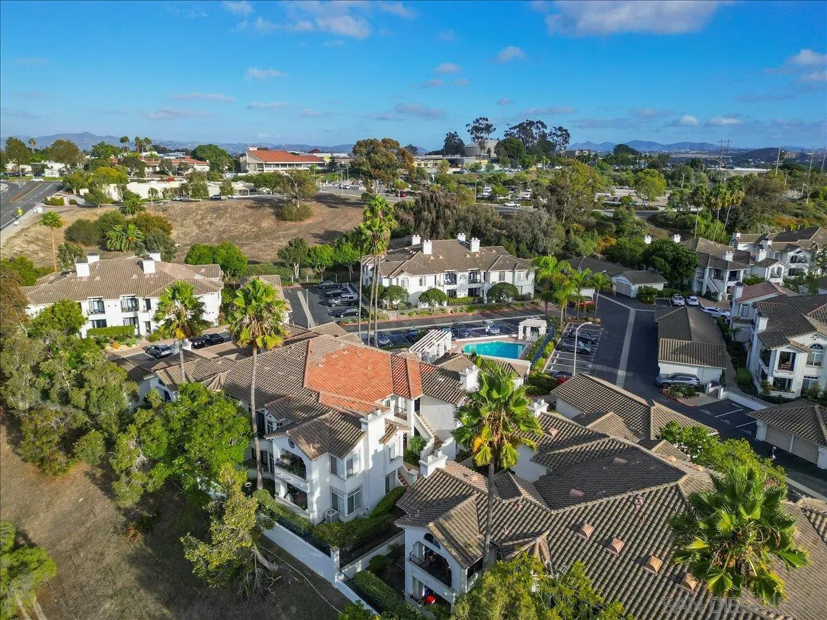 2315 Rancho Del Oro Drive, Unit 14 Oceanside, CA 92056 - Photo 30 of 34 an aerial view of a house with a ocean view