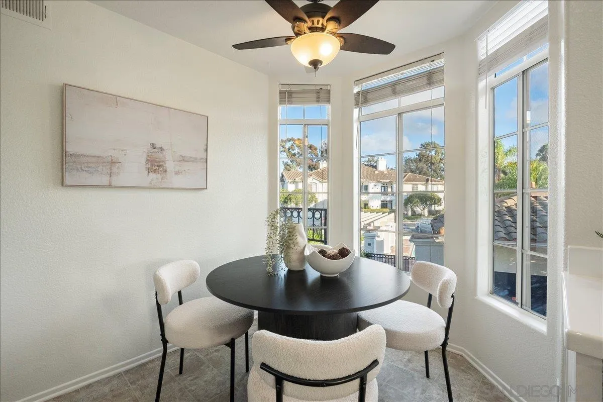 2315 Rancho Del Oro Drive, Unit 14 Oceanside, CA 92056 - Photo 8 of 34 a dining room with furniture and window