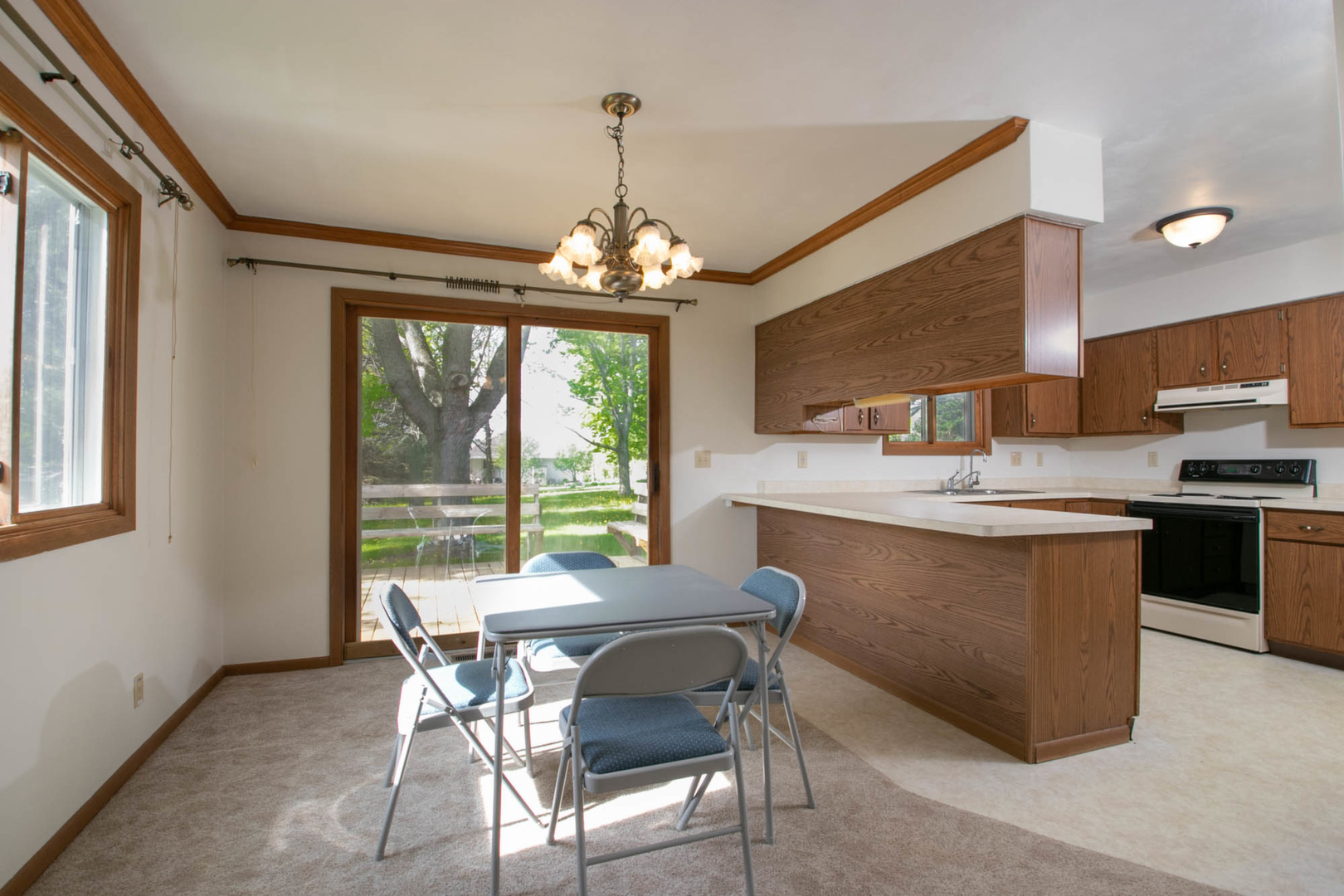 118 Newport Road Lake Summerset, IL 61019 - Photo 9 of 34 a view of a dining room with furniture window and outside view