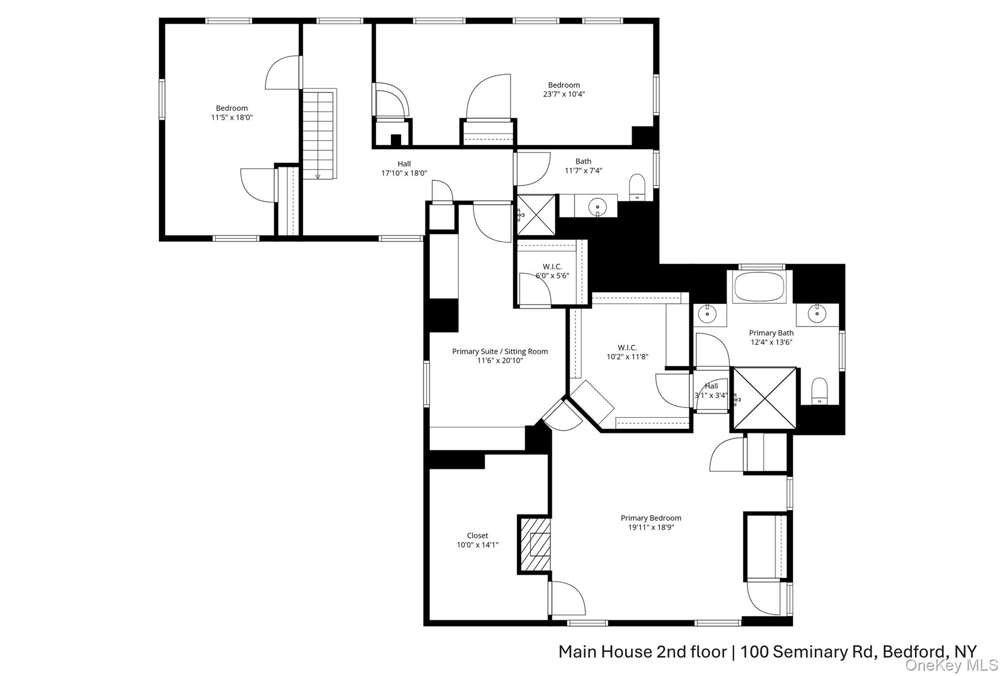 100 Seminary Road Bedford, NY 10506 - Photo 32 of 36 Main House 2nd floor