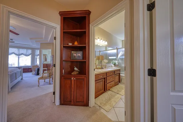 a view of living room and kitchen view