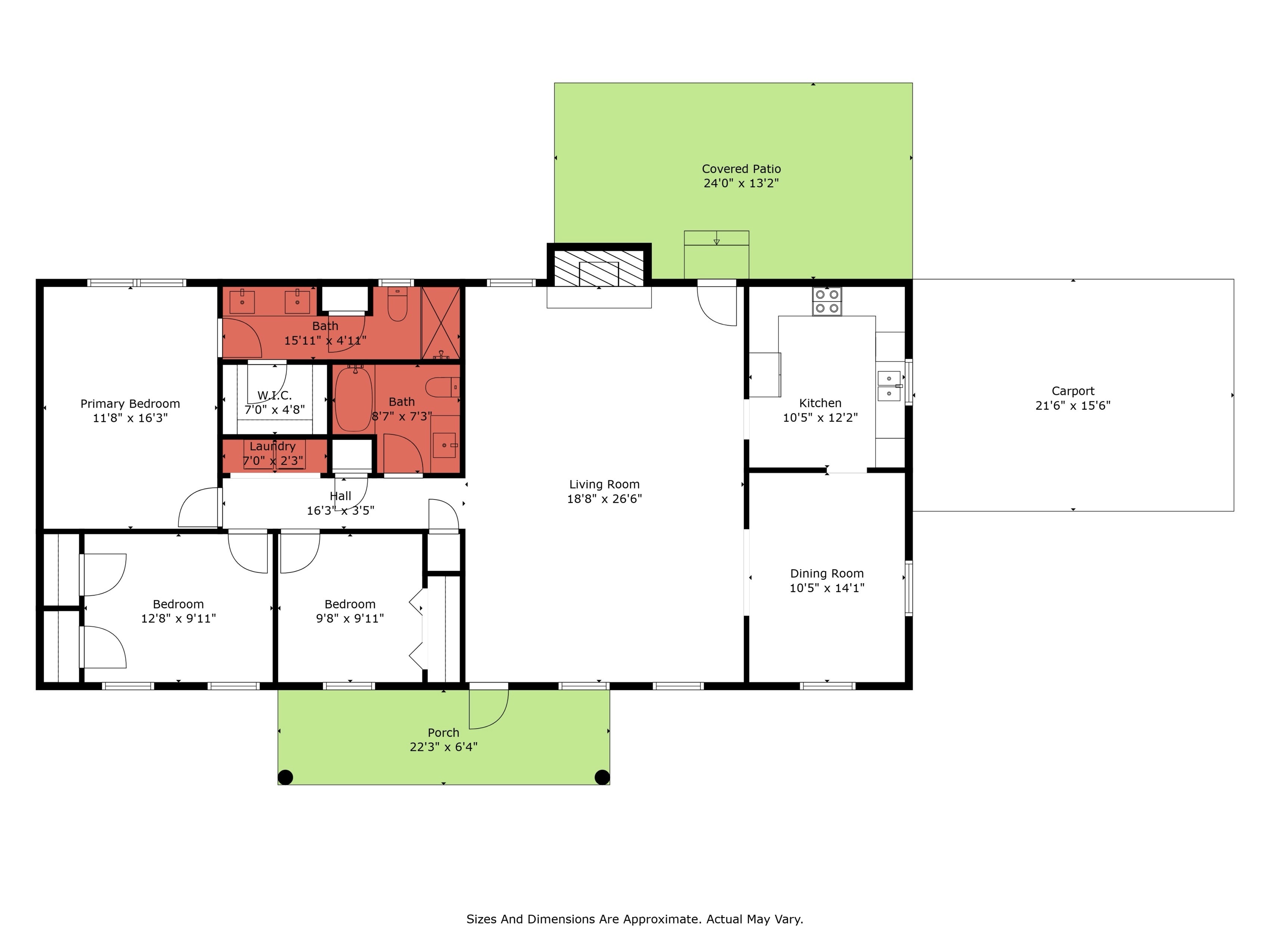 8911 Owassa Road Evergreen, AL 36401 - Photo 24 of 25 Floor Plan