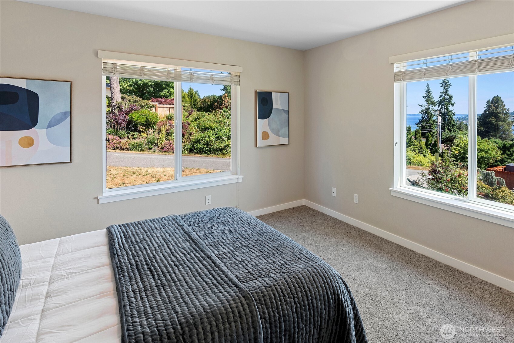 26442 GRAVITY Avenue Northeast Kingston, WA 98346 - Photo 23 of 40 a bedroom with a bed and a window