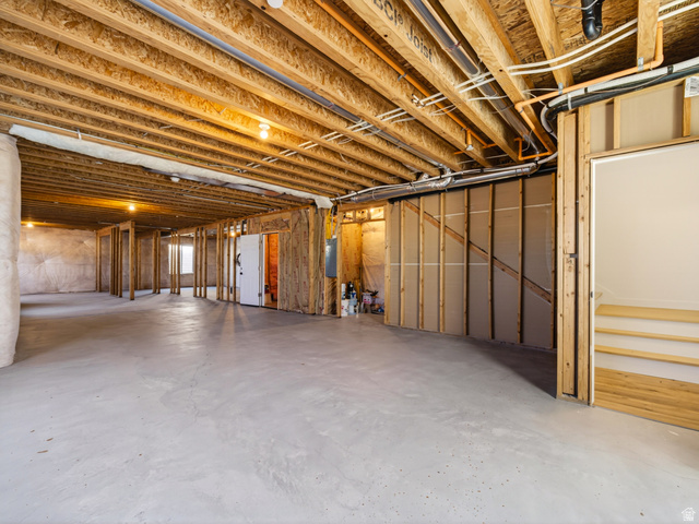 1257 North 1350th Street East Mapleton, UT 84664 - Photo 29 of 45 Unfinished basement
