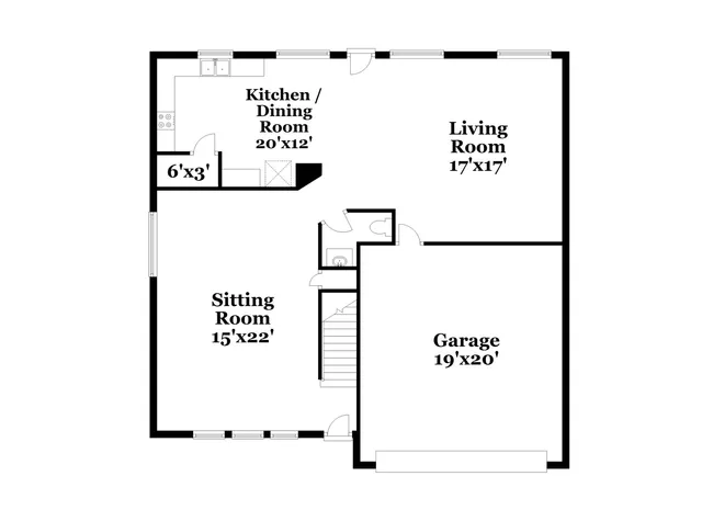 a picture of a park with a white wall