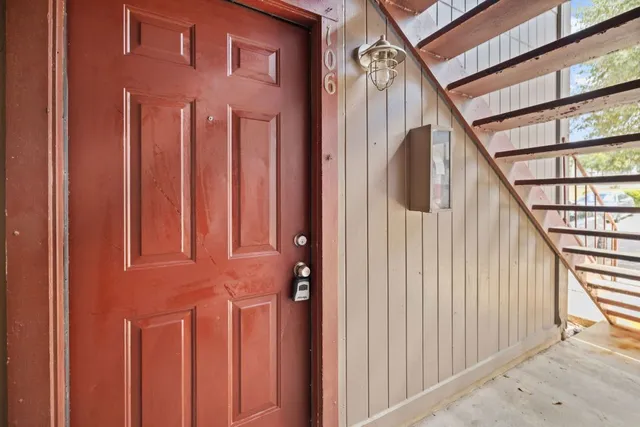 a view of a elevator