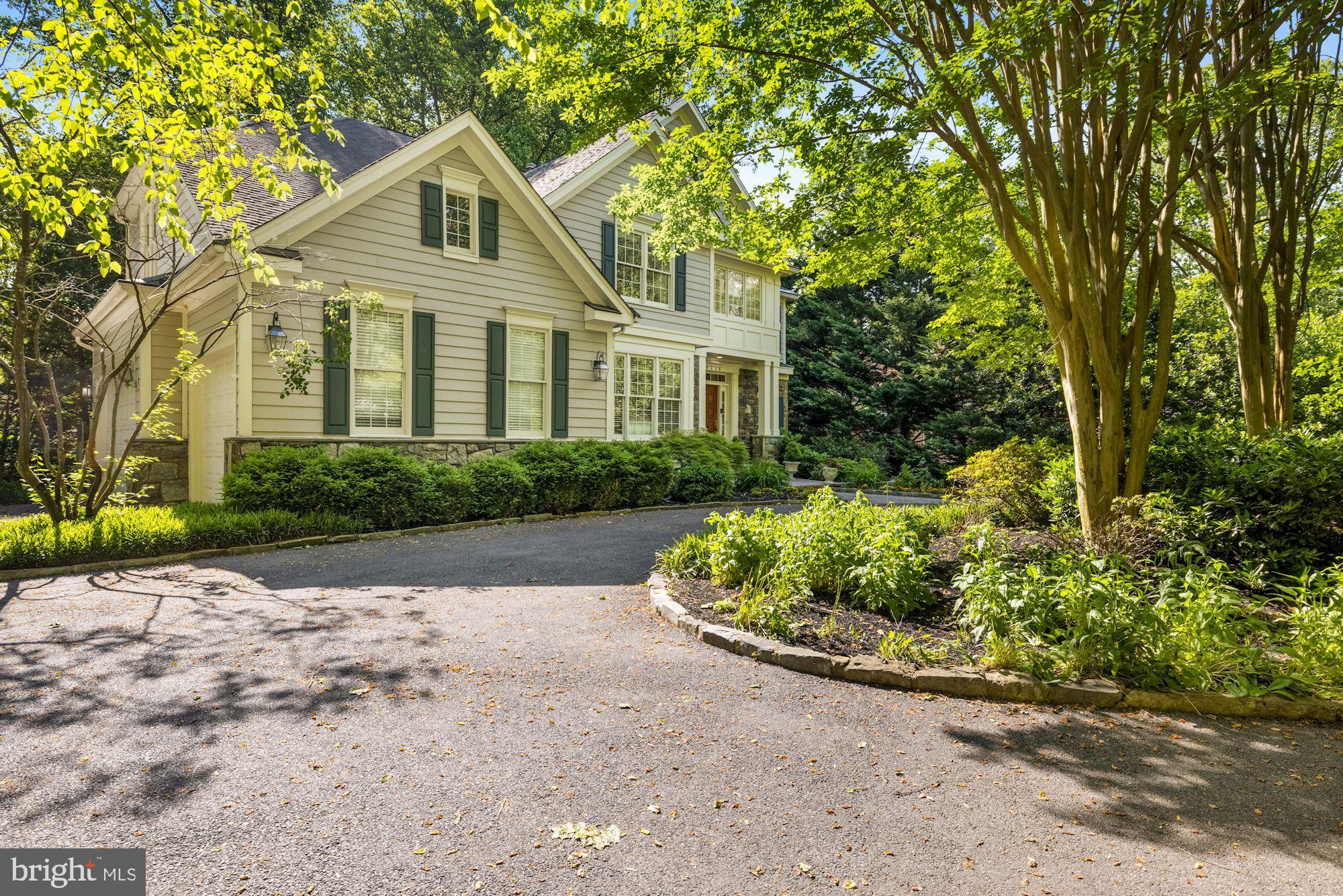 9448 Seven Locks Road Bethesda, MD 20817 - Photo 2 of 46 Circular drive; lovely stone and siding exterior
