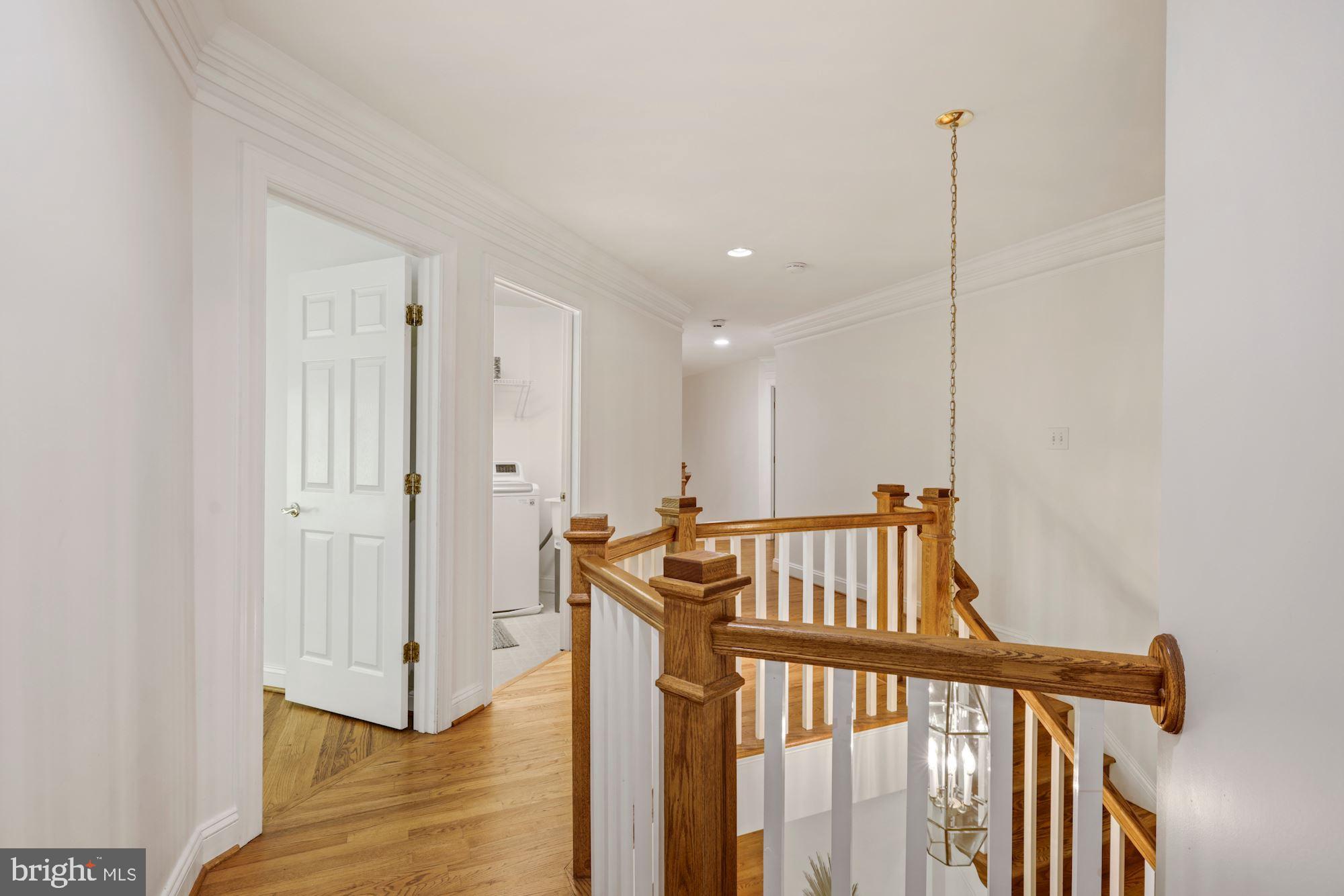9448 Seven Locks Road Bethesda, MD 20817 - Photo 25 of 46 Upstairs has hardwood floors, 5 bedrooms
