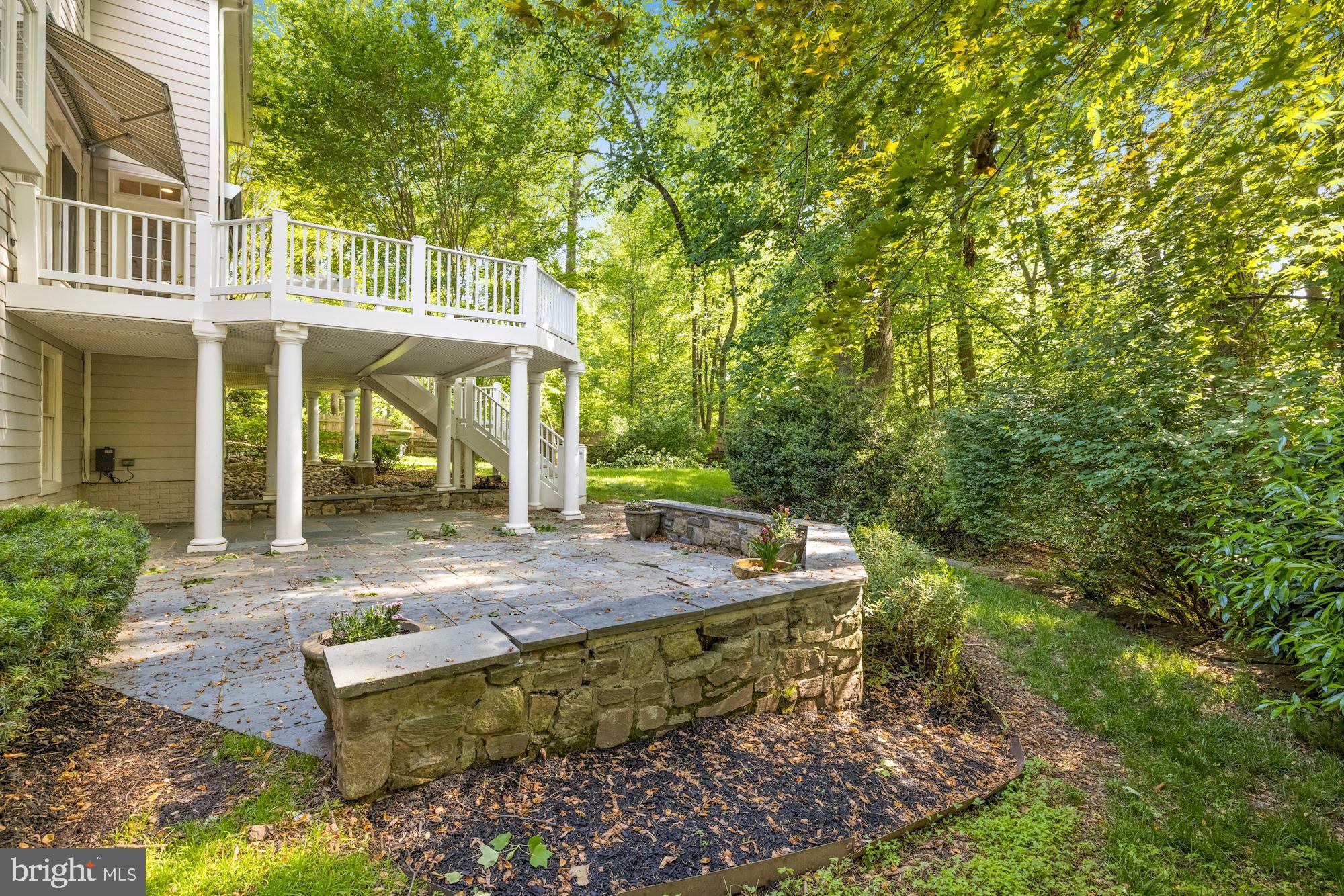 9448 Seven Locks Road Bethesda, MD 20817 - Photo 41 of 46 Patio, deck above