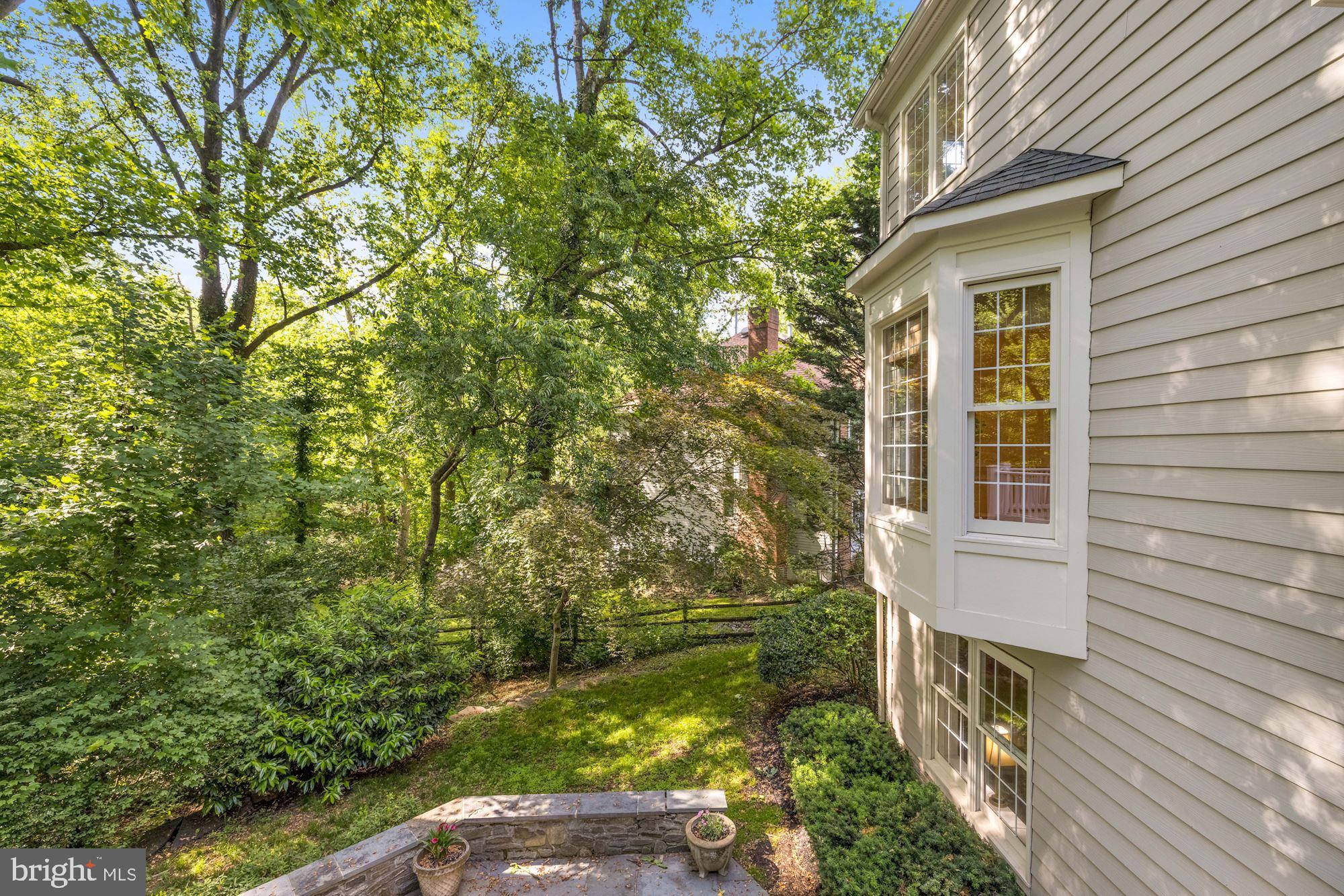 9448 Seven Locks Road Bethesda, MD 20817 - Photo 45 of 46 Private yard surrounded by trees